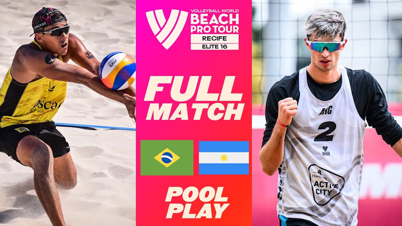 Evandro/Arthur 🇧🇷 vs. Capogrosso/Capogrosso 🇦🇷 | Recife - Beach Pro Tour 2024 - Full Match