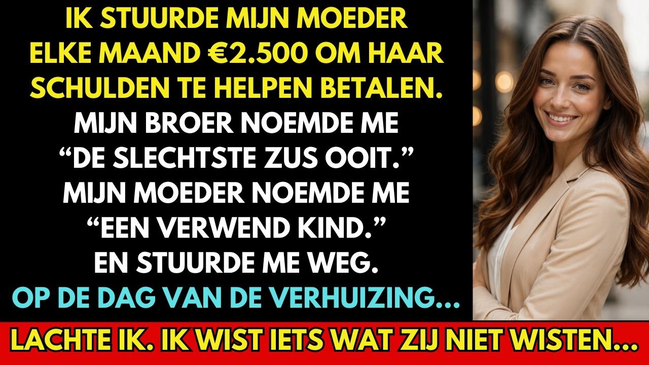 Ik kwam thuis van mijn werk en daar zaten mijn zus en haar man doodgemoedereerd in mijn woonkamer, alsof ze er thuis hoorden. We hadden al jaren geen contact meer gehad. Mijn moeder glimlachte en...
