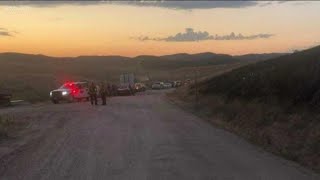 Crews knock down brush fire north of Eagle