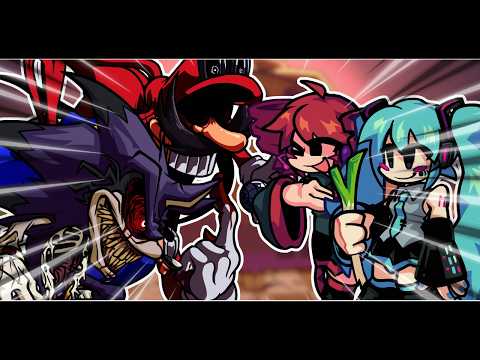 🎤 EXECUTION D-SIDES BUT  ULTRA M & DLORDX VS MIKU & TETO |  FNF COVER | FNF D-SIDES REDUX 🎤