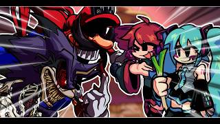 🎤 EXECUTION D-SIDES BUT  ULTRA M \u0026 DLORDX VS MIKU \u0026 TETO |  FNF COVER | FNF D-SIDES REDUX 🎤