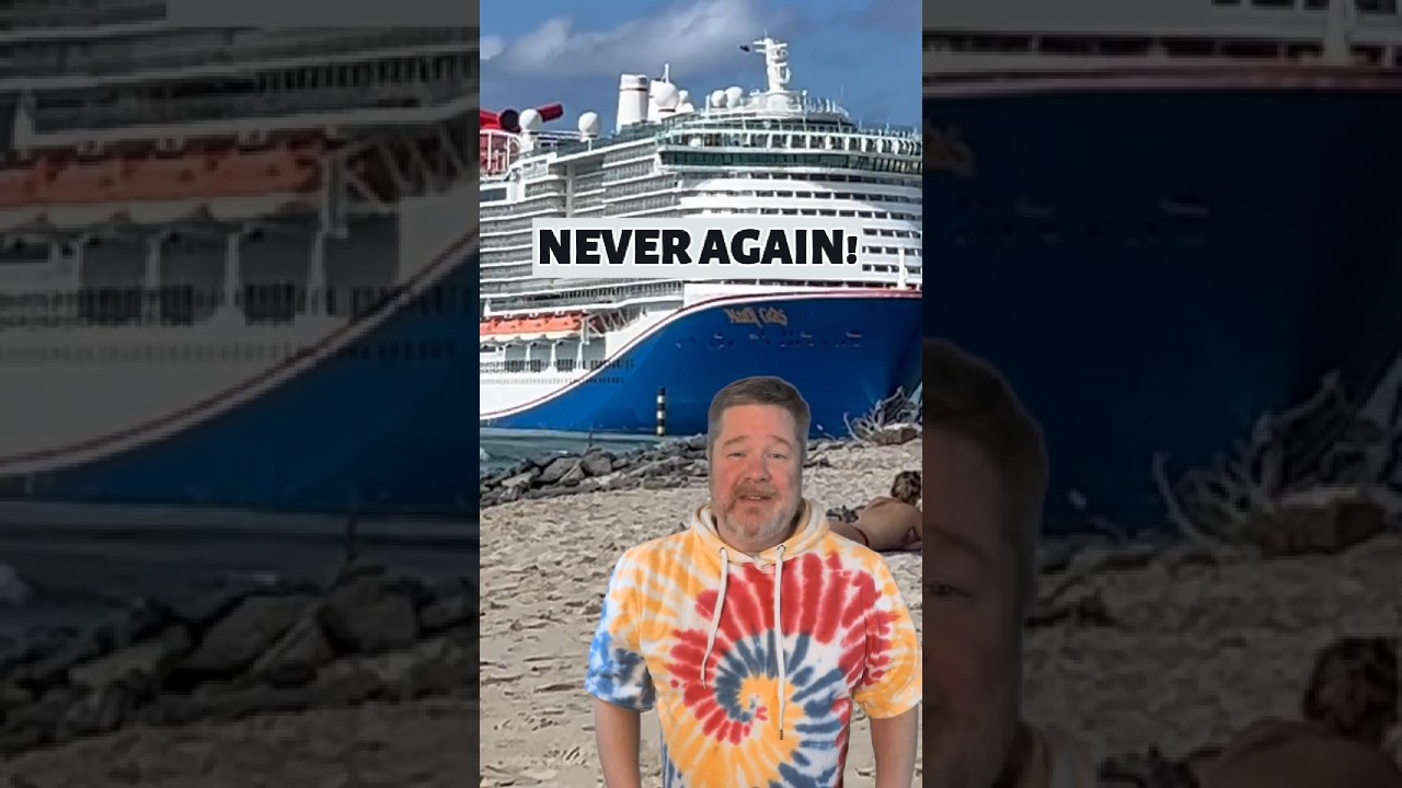 The wrong way to disembark! Cruise News