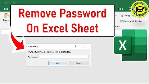 How To Remove Password On Excel File