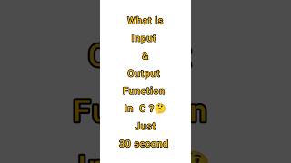 Input and Output Functions in C | scanf() and printf() in Tamil 🤔