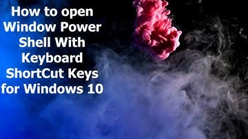 How to Open Power Shell with Keyboard Shortcut key in Windows 10\11 Keyboard Shortcut Keys Window 10