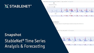 Infosim StableNet® Data Science & AIOps Part 1: Time Series Analysis & Forecasting