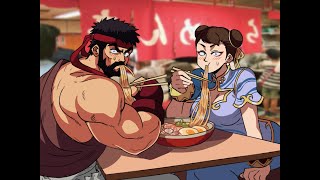 Chun Li and Ryu's date