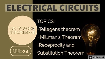 NETWORK THEOREMS-II_》ELECTRICAL CIRCUITS_04