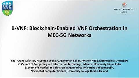 B-VNF: Blockchain-enhanced Architecture for VNF Orchestration in MEC-5G Networks
