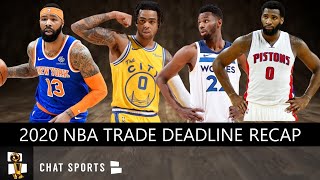 NBA Trades Recap: Drummond To Cavs, D-Lo To T'Wolves, Iggy To Heat | NBA Trade Deadline