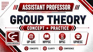 Assistant Professor | GROUP THEORY. #upgdc #mppscassistantprofessor #bpsc #rpsc #uphesc