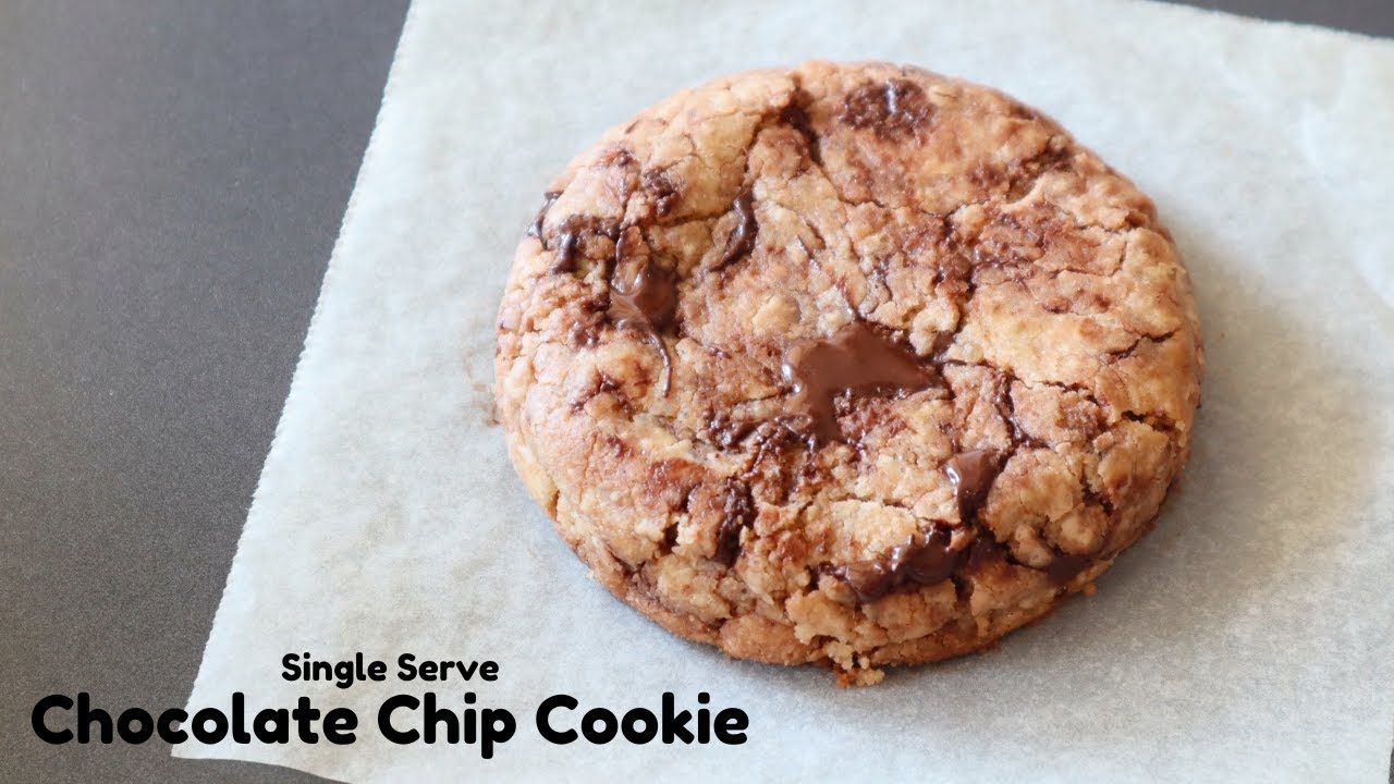 How to make single-serve Chocolate Chip Cookie - YouTube