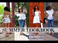 SUMMER OUTFITS OF THE WEEK | SUMMER LOOKBOOK 2017 - How To Wear All White!