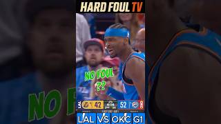 NBA West Semifinals LAL vs OKC G1 1st half #nba #highlights #hardfoultv