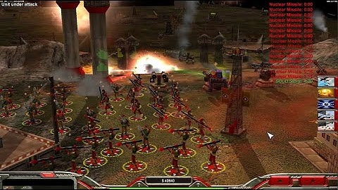 Generals Zero Hour - China Infantry (1v5) Hard Army - Random