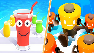 Battery Run vs Juice Run Pro Level Gameplay iOS,Android Walkthrough New Trailers Update 4K 6FB6