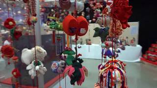 雛人形展　つるし雛　那珂市歴史資料館