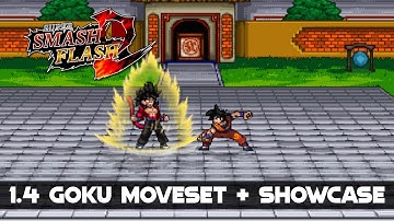 SSF2 1.4 | Goku FULL MOVESET + SHOWCASE