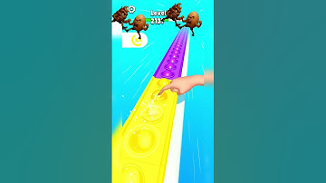 Hand Touching Poop Eggs 💩 | Pop Run 3D Nieuw Grappig Level | Bevredigende Pop It Challenge Gamepl...