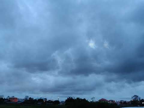 บรรยากาศช่วงเย็น @มาบตาพุด ระยอง  Before the rainy storm Mapthaphut, Rayong, Thailand
