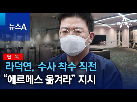 [단독]라덕연, 수사 착수 직전 “에르메스 옮겨라” 지시 | 뉴스A