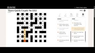 Times Quick Cryptic 30.01.2026