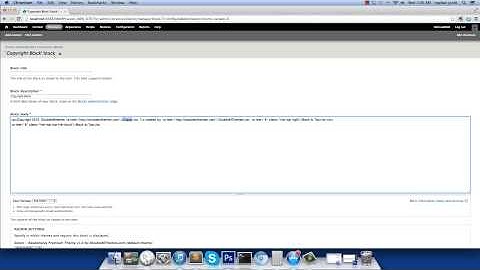 Change Copyright Info - Seven Responsive Drupal Theme