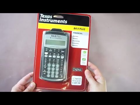 Just got my Texas Instruments BA II PLUS -  Financial Calculator, 10-Digit LCD [UNBOXING]