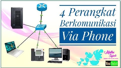 Konfigurasi VoIP Menghubungkan Perangkat Server, Laptop, PC, IP Phone Agar Dapat Berkomunikasi