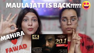 Indian Reaction On Latest Trailer Of The Legend Of Maula Jatt| Fawad| Mahira | Humaima Malick