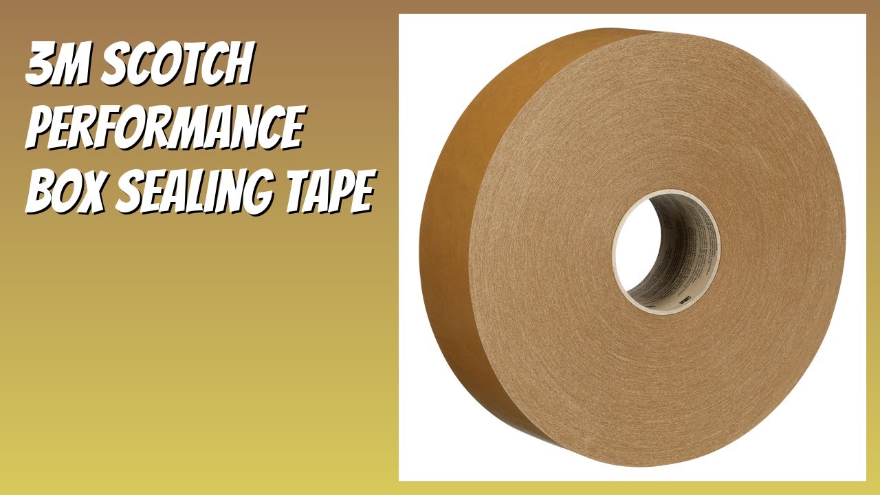 REVIEW (2026): 3M Scotch Performance Box Sealing Tape. Features