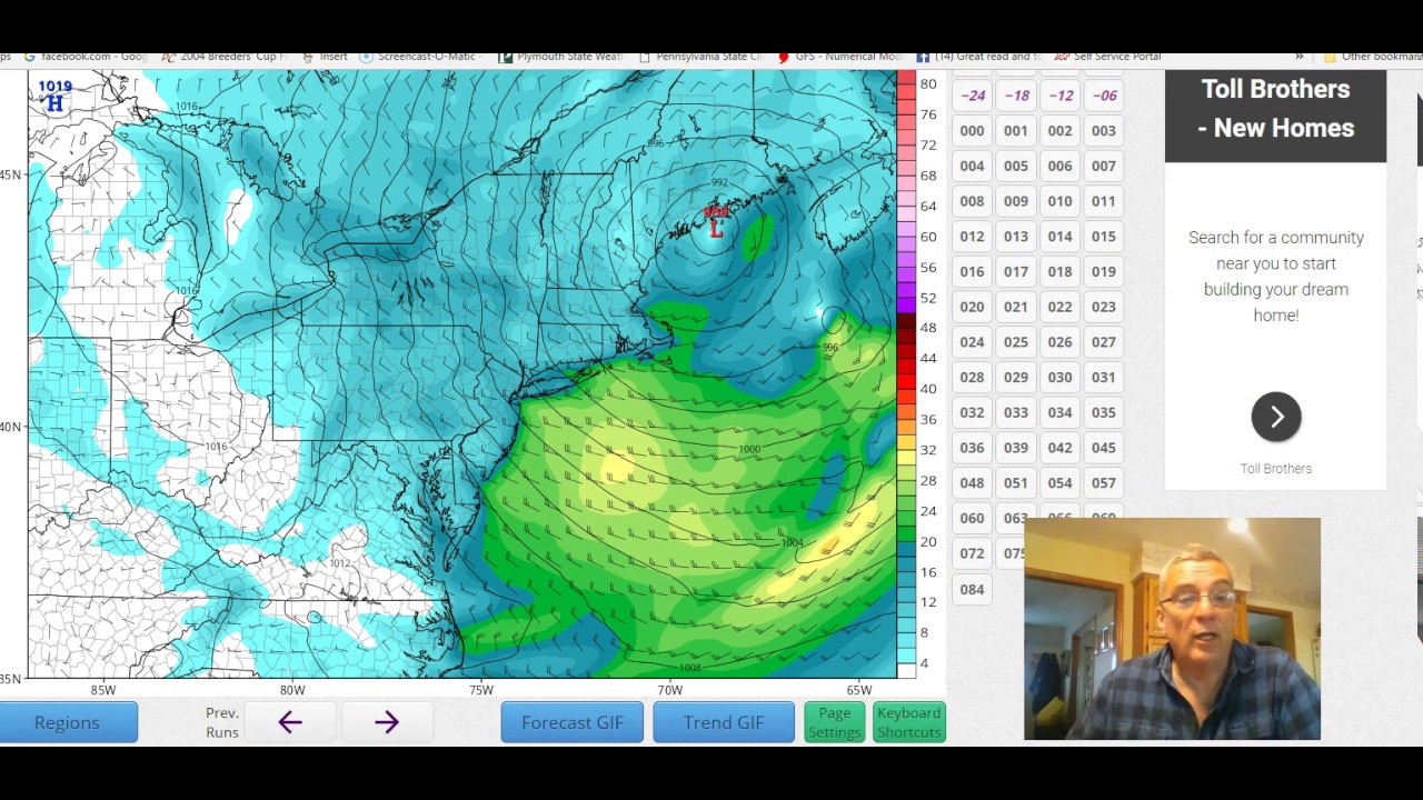weather forecasting tools Tight Noreaster Moves Up Northeast Coast Saturday..Windy Mothers Day Warmer Next Week