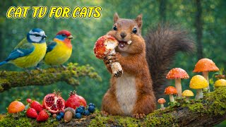 😺🍃 Cat TV | Gentle Fall Forest 🍂 Birds & Chipmunks for Cats | Ultimate Pet TV 4K HDR screenshot 5