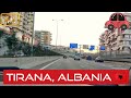 (4K) Driving in Tirana,  Albanian Capital City   Part 1