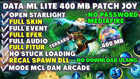 Data ml lite 400 MB Patch Neymar, Joy | ML LITE |