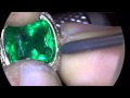 Klever Ruiz  (Emerald, channel,  &amp; shared prong setting)