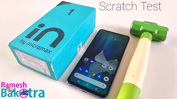 Micromax IN 1 Screen Scratch test