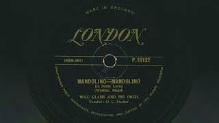 1950 Will Glahé Und Sein Orchester Mandolino—Mandolino (In Santa Lucia) - 78 RPM Record