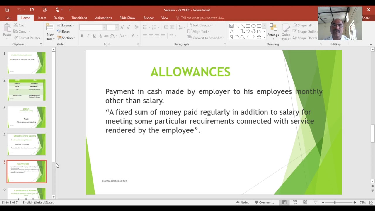 INCOME FROM SALARY-ALLOWANCES MEANING