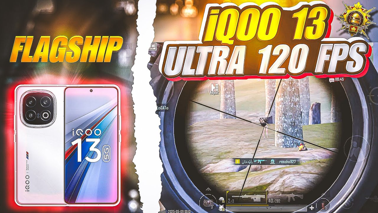 iQOO 13 BGMI TEST SMOOTH 120 FPS🔥🔱 GRAPHICS SETTINGS AT FPS METER FULL ...
