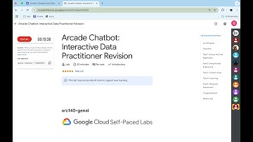 [2025] Arcade Chatbot: Interactive Data Practitioner Revision | #qwiklabs | #arc140-genai