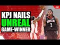 KPJ Nails UNREAL Buzzer Beater Against The Wizards 😱 | Highlights #Shorts