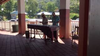 Caribbean Music Band Island Sounds ~ Isla Roatan Mahogany Beach  Honduras