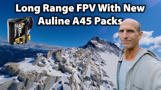 Long Range FPV Battery Test With DVR/Commentary  Auline A45