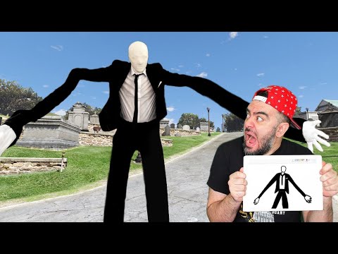 MEZARDAN SLENDERMAN ÇIKTI BIRDAHA ÇIZMEM - GTA 5 MODS