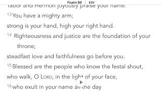 God is just and the measure of justice. (Psalm 89:14)