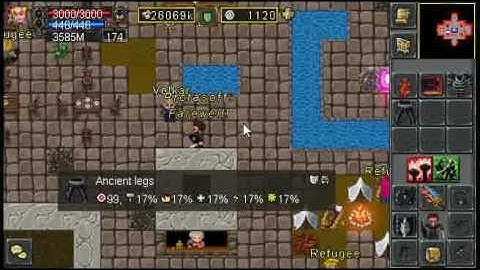 TibiaME - Full 99 Lvl ANCIENT Armour Set (warrior)