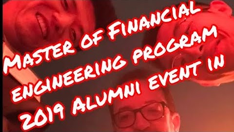 2019 Lehigh Master in Financial Engineering Alum Night