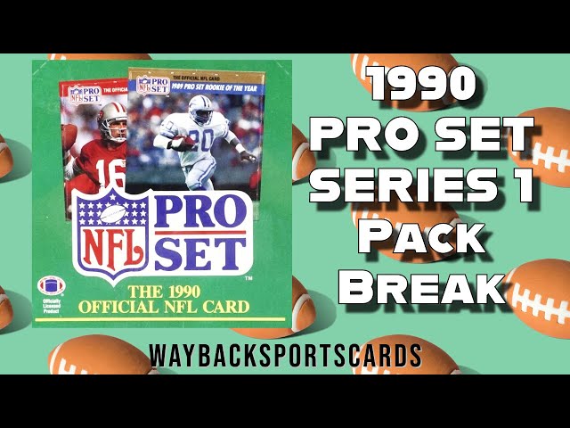 Cheap & Fun Junk Wax: 1990 Pro Set Series 1 Football Cards - YouTube