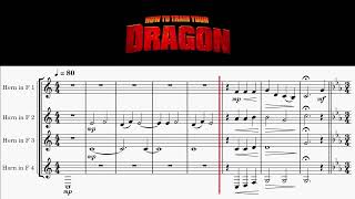How To Train Your Dragon | French Horn Quartet